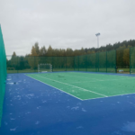 Ограждение теннисного корта, система "ball stop" 18х36 метров